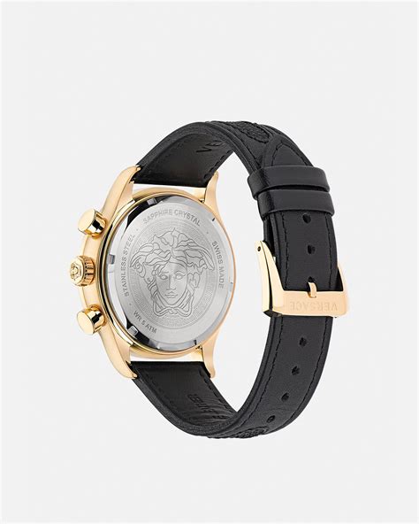 versace watches hellenyium|Versace hellenyium chrono watch.